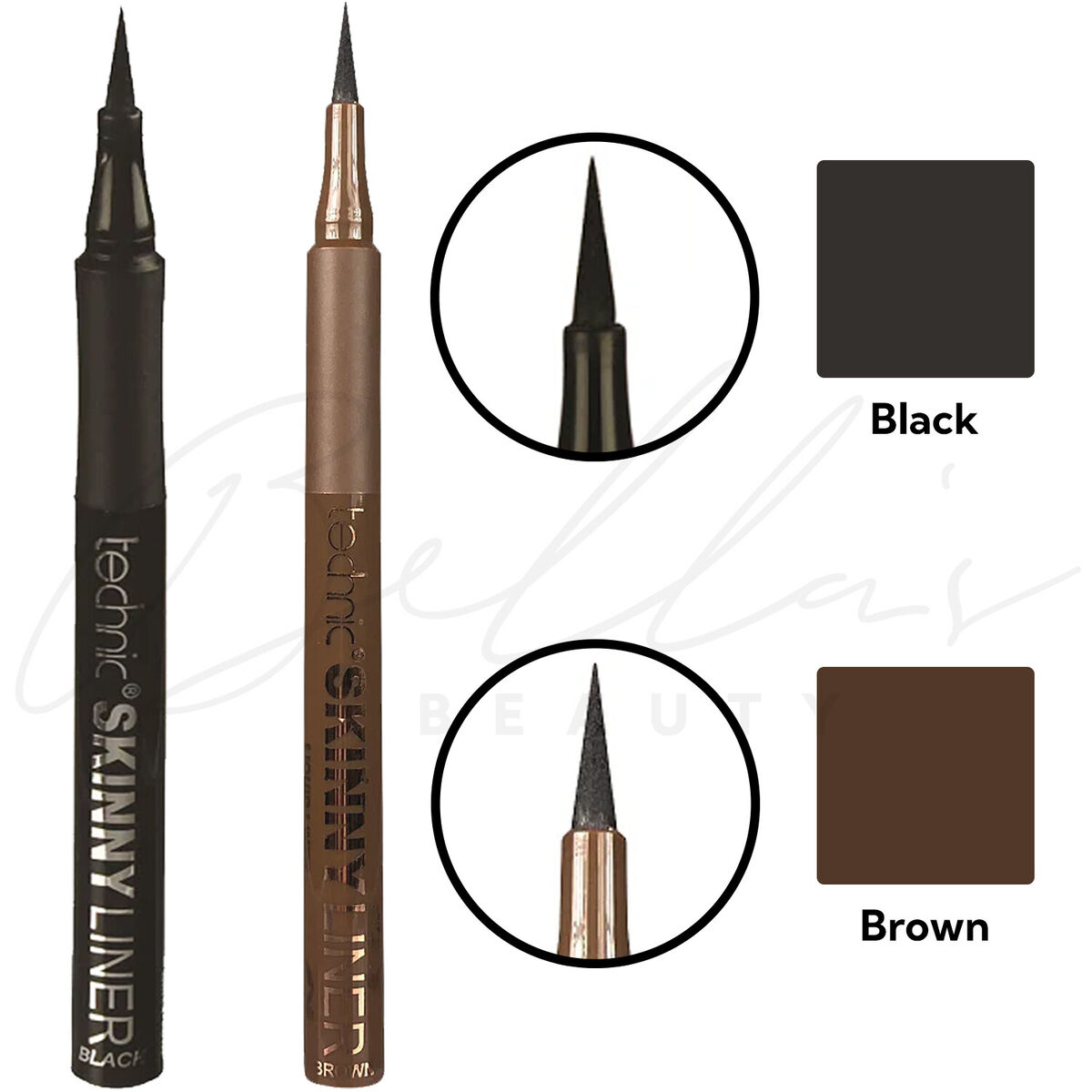 Technic Skinny Liner Pen – Επαγγελματικό Eyeliner Μαρκαδόρος για Ακρίβεια & Έντονη Απόδοση
