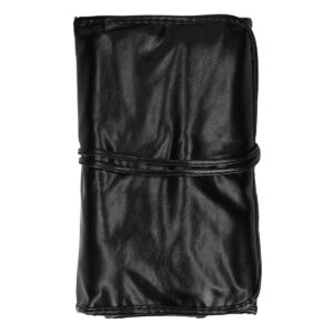 24Pcs Makeup Brush Set with Pouch - Wooden Black - Image 2