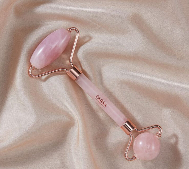 PARSA ROSE QUARTZ ROLLER ΓΙΑ ΤΟ ΠΡΟΣΩΠΟ - Image 3