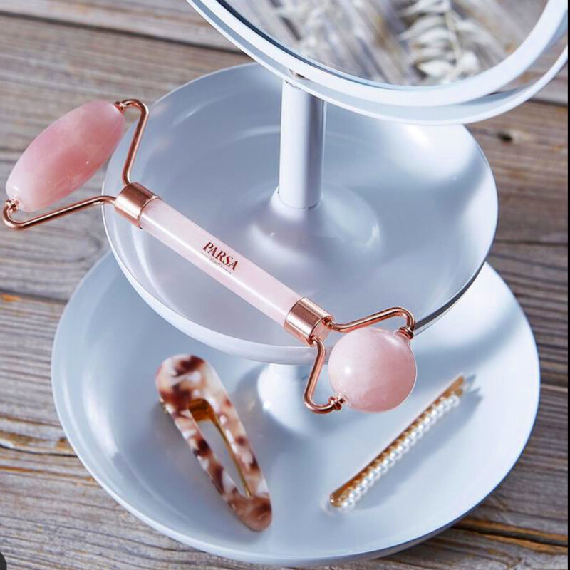 PARSA ROSE QUARTZ ROLLER ΓΙΑ ΤΟ ΠΡΟΣΩΠΟ - Image 2