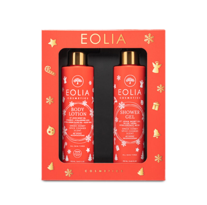 Gift Box Body Lotion & Shower Gel Μελομακάρονο