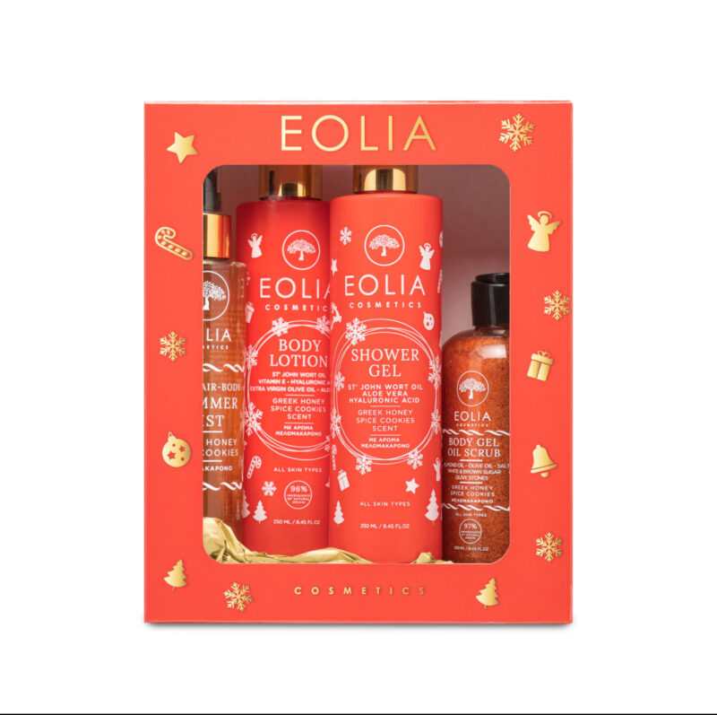 Gift Set Eolia - Greek Honey and Spice Cookies 4pcs