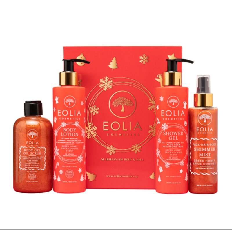 Gift Set Eolia - Greek Honey and Spice Cookies 4pcs - Image 2
