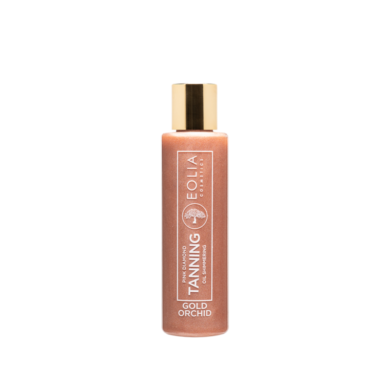 TANNING OIL SHIMMER PINK DIAMOND GOLD ORCHID