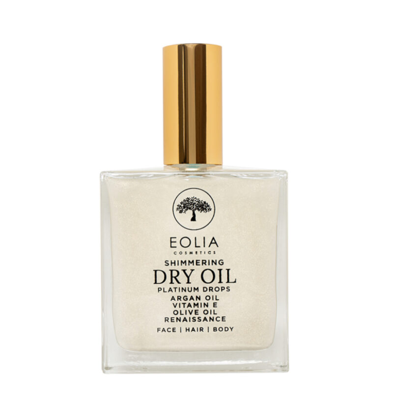 Eolia Cosmetics Shimmering Dry Oil Renaissance Platinum Drops 100ml