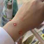 Βραχιόλι με κόκκινα κρύσταλλα Swarovski