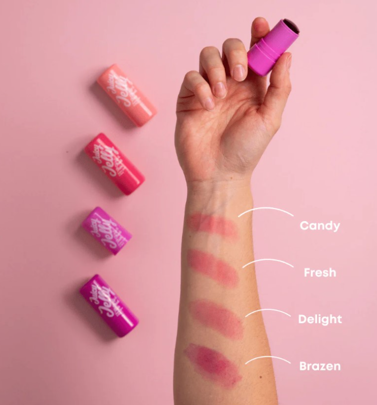 W7 Brazen - Juicy Jelly stain με φυσικό ροζ-κόκκινο αποτέλεσμα