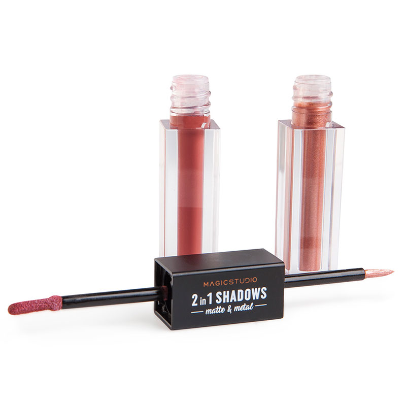 Magic Studio 2 in 1 Shadows Matte & Metal – Παλέτα Σκιών με Ματ & Μεταλλικές Αποχρώσεις για Εκθαμβωτικό Μακιγιάζ