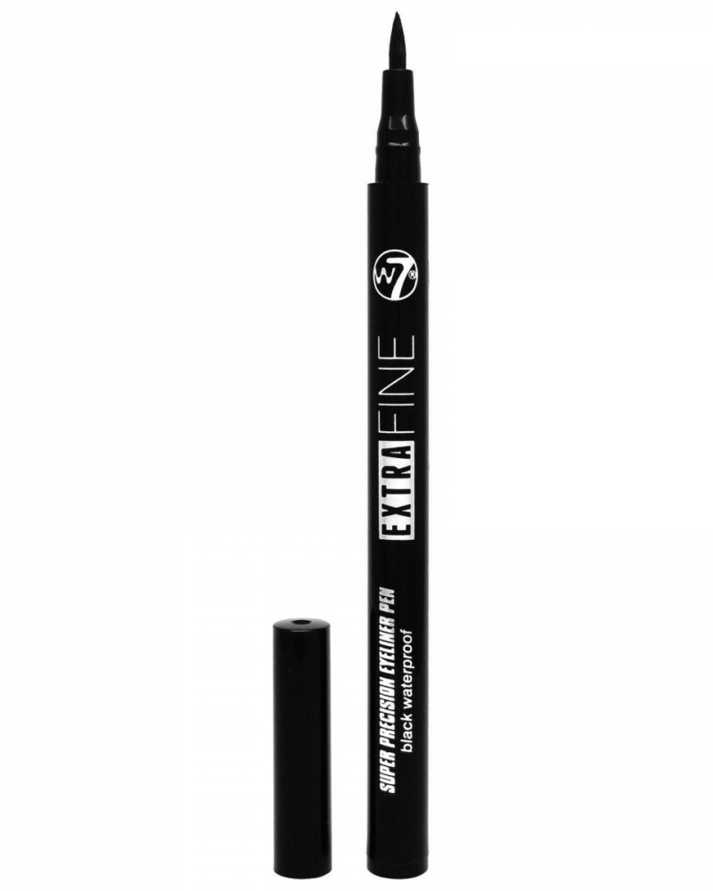 W7 Extra Fine Eye Liner Pen – Αδιάβροχο Eyeliner με Πολύ Λεπτή Μύτη για Απόλυτη Ακρίβεια
