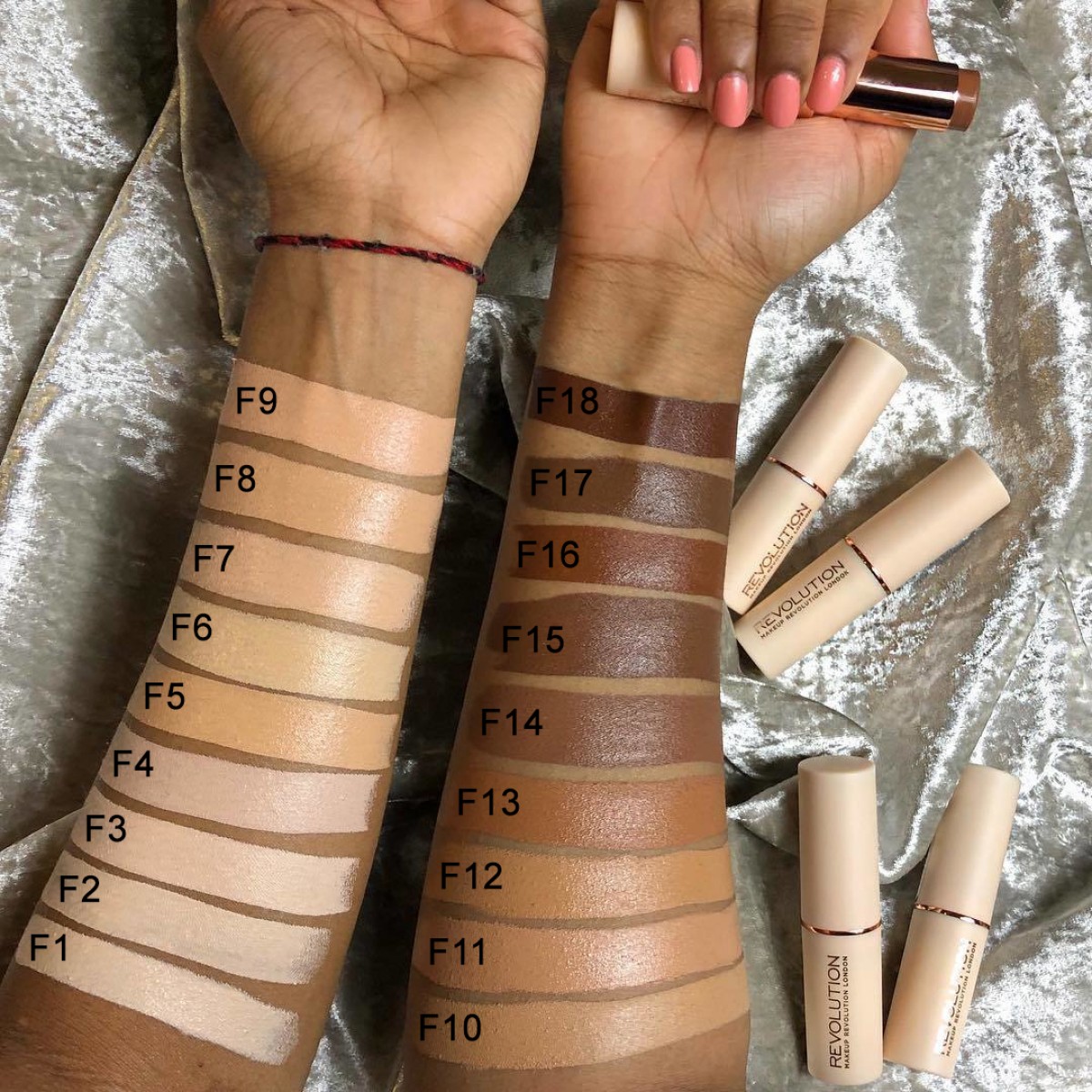 Makeup Revolution Face Base Stick Foundation | Foundation Stick για Άψογη Κάλυψη & Φυσικό Ματ Αποτέλεσμα - Image 2