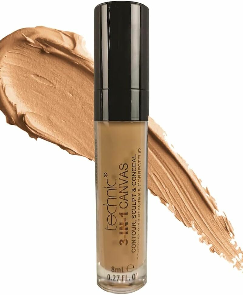 Technic Three In One Canvas Concealer Honey – Concealer 3 σε 1 για Φυσική Κάλυψη