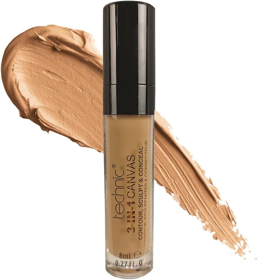 Technic Three In One Canvas Concealer Honey – Concealer 3 σε 1 για Φυσική Κάλυψη