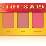 blusher life's a peach cheek & face palette w7