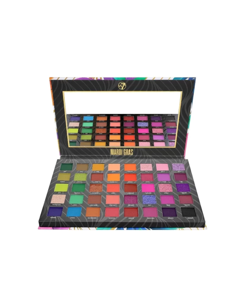 Mardi Gras Pressed Pigment Palette by W7 Cosmetics