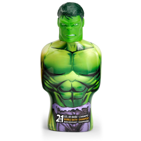 Lorenay Marvel 2in1 Bubble Bath & Shampoo Hulk Παιδικό Αφρόλουτρο & Σαμπουάν Hulk, 350ml